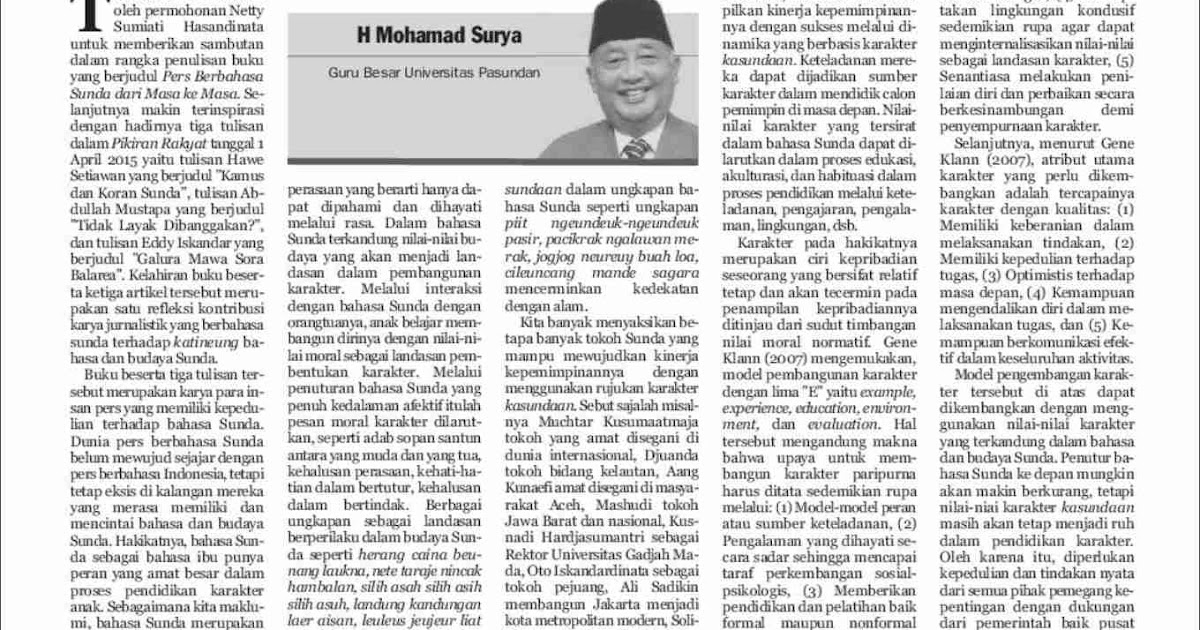Contoh Artikel Tentang Pendidikan Dalam Bahasa Sunda ...