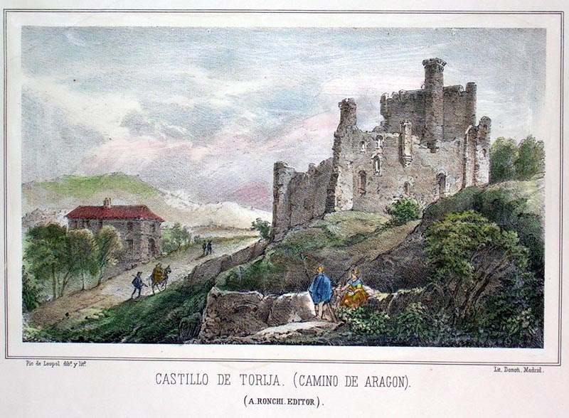 Resultado de imagen de dibujos antiguos del castillo de torija