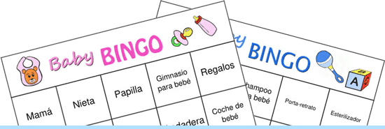 Tarjetas nombra al animal bebé, son juegos para baby shower para imprimir gratis, imprime suficientes para todos tus invitados. Baby Shower Bingo Cartones De Bingo Para Baby Showers