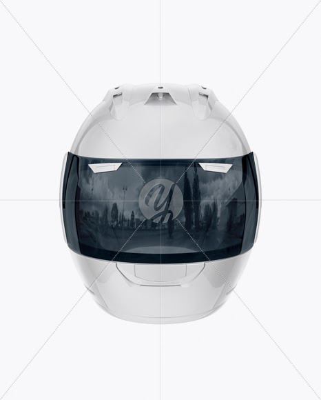 Download Download Moto GP Helmet Mockup - Front View PSD