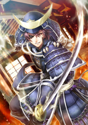 綺麗な戦国 武将 イケメン イラスト 無料イラスト集