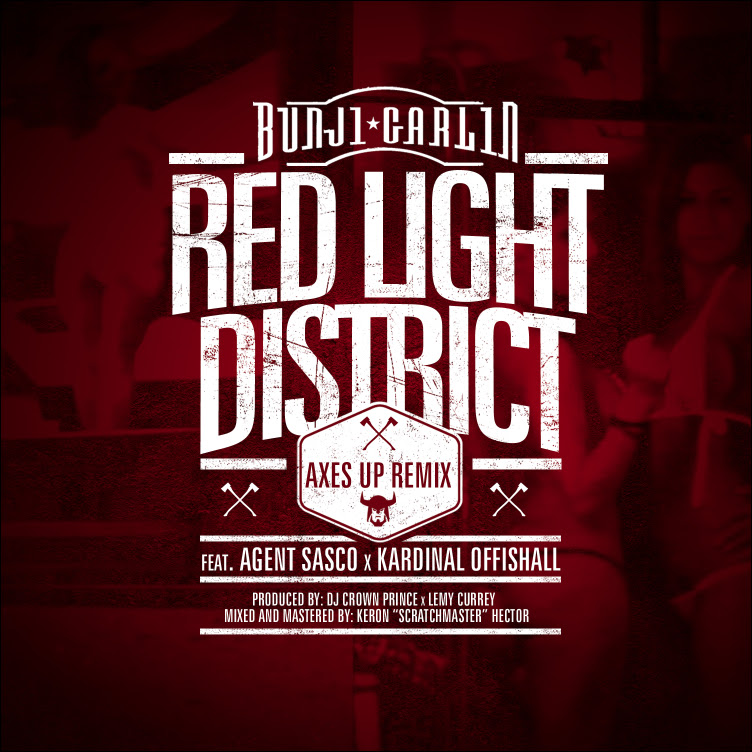 RED LIGHT DISTRICT AXES UP COVER