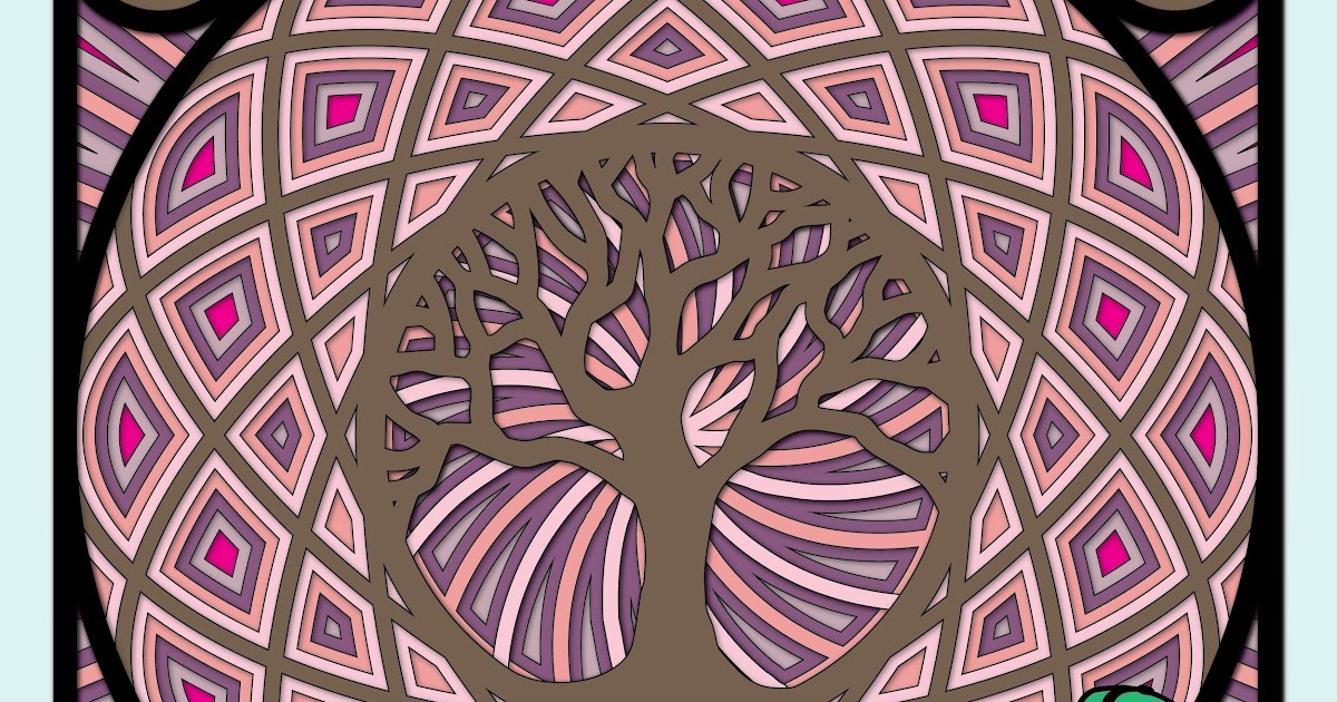 Download Layered Disney Mandala Svg Free For Silhouette - Layered SVG Cut File