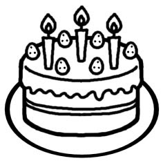50 ホールケーキ イラスト 白黒 美しい花の画像