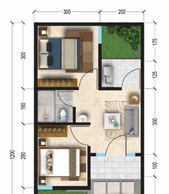  Gambar Rumah Minimalis Tampak Depan Ukuran 5x12  Download Wallpaper