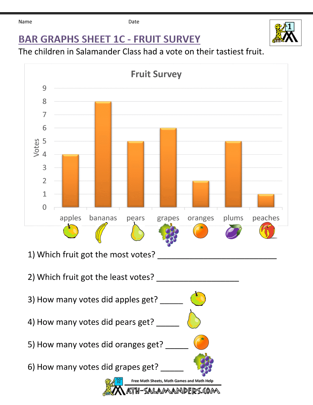 first grade bar graph worksheets grade 1 free table bar