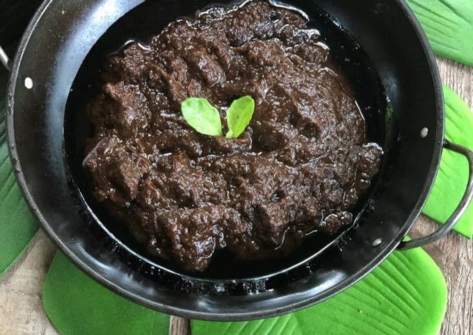 Resipi Daging Masak Hitam Che Nom - extration