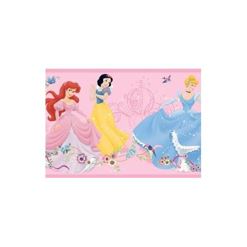 500x313 disney princesses wallpaper border hearts girls pearls wall border. Disney Princess Wallpaper Border
