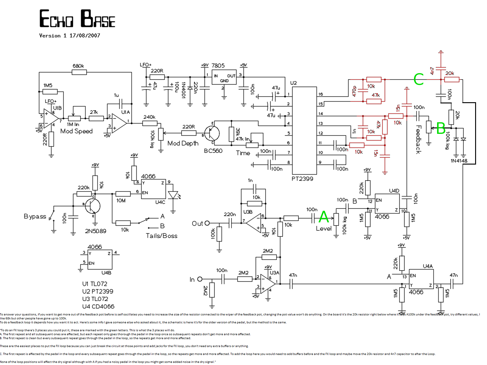 Digital echo processor ic pt2399 is using cmos technology in audio purposes. Echo Base A New Pt2399 Delay