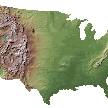 Elevation Map Of United States