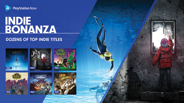 PlayStation®Now | INDIE BONANZA | DOZEN OF TOP INDIE TITLES