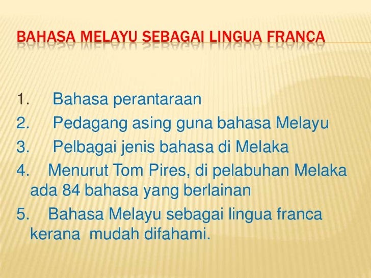 Terbaru Bahasa Indonesiasebagai Lingua Franca