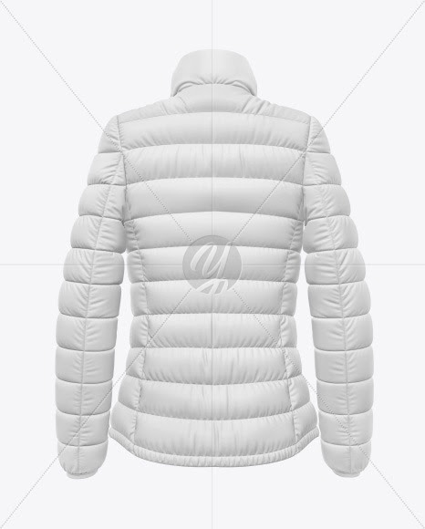 Download 809+ Matte Womens Down Vest Whood Mockup Back View Photoshop File