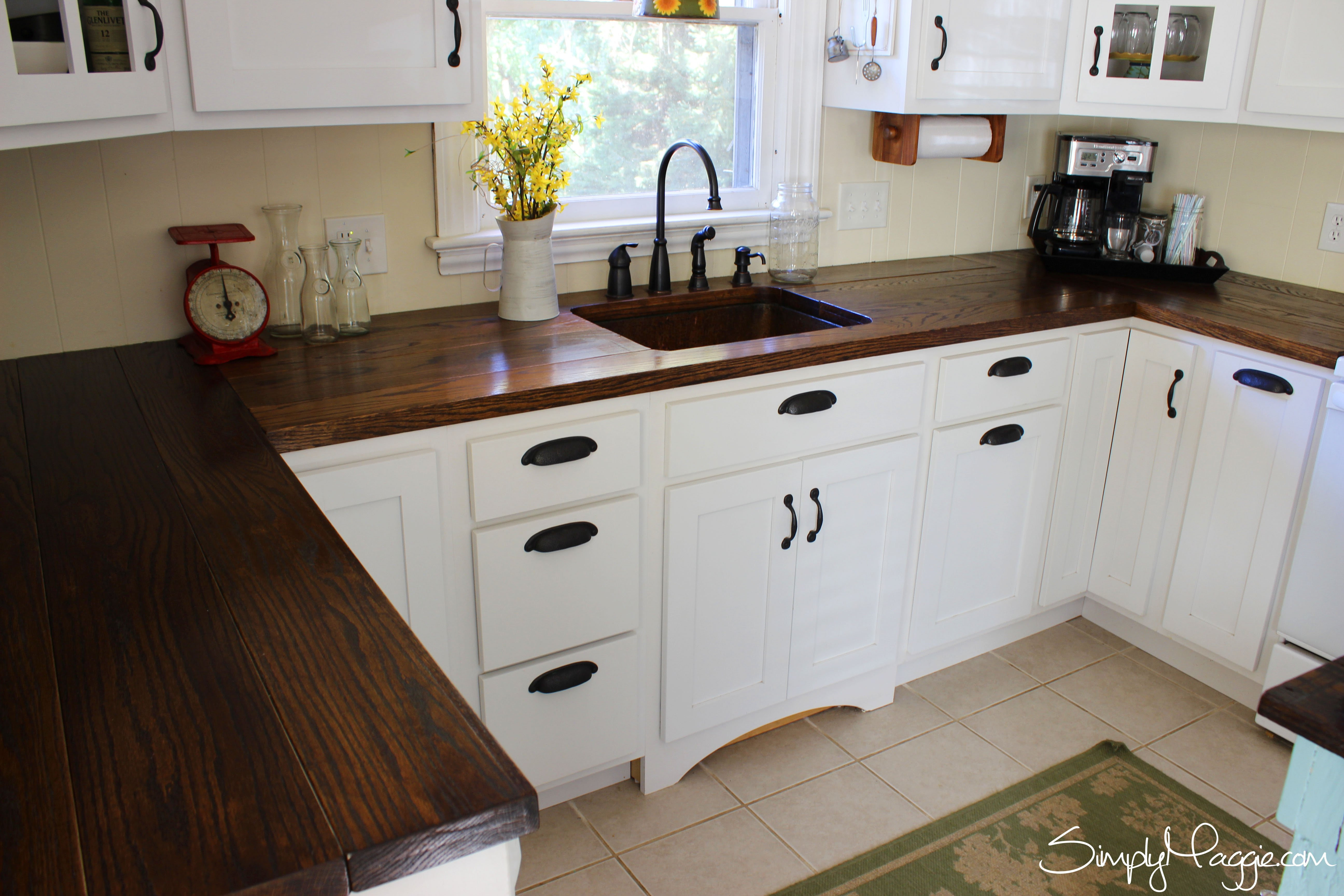 Installing butcher block or wood countertops in a kitchen. Charming And Classy Wooden Kitchen Countertops