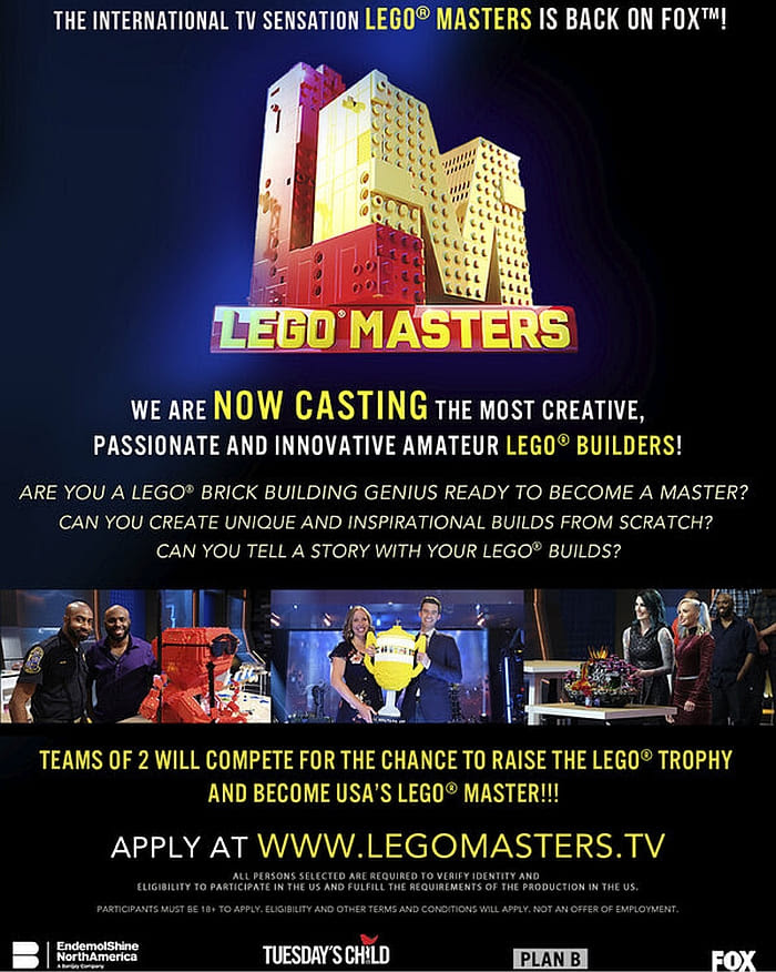 Lego masters will return to nine in 2021. Lego Masters Is Back Now Casting For Season 2