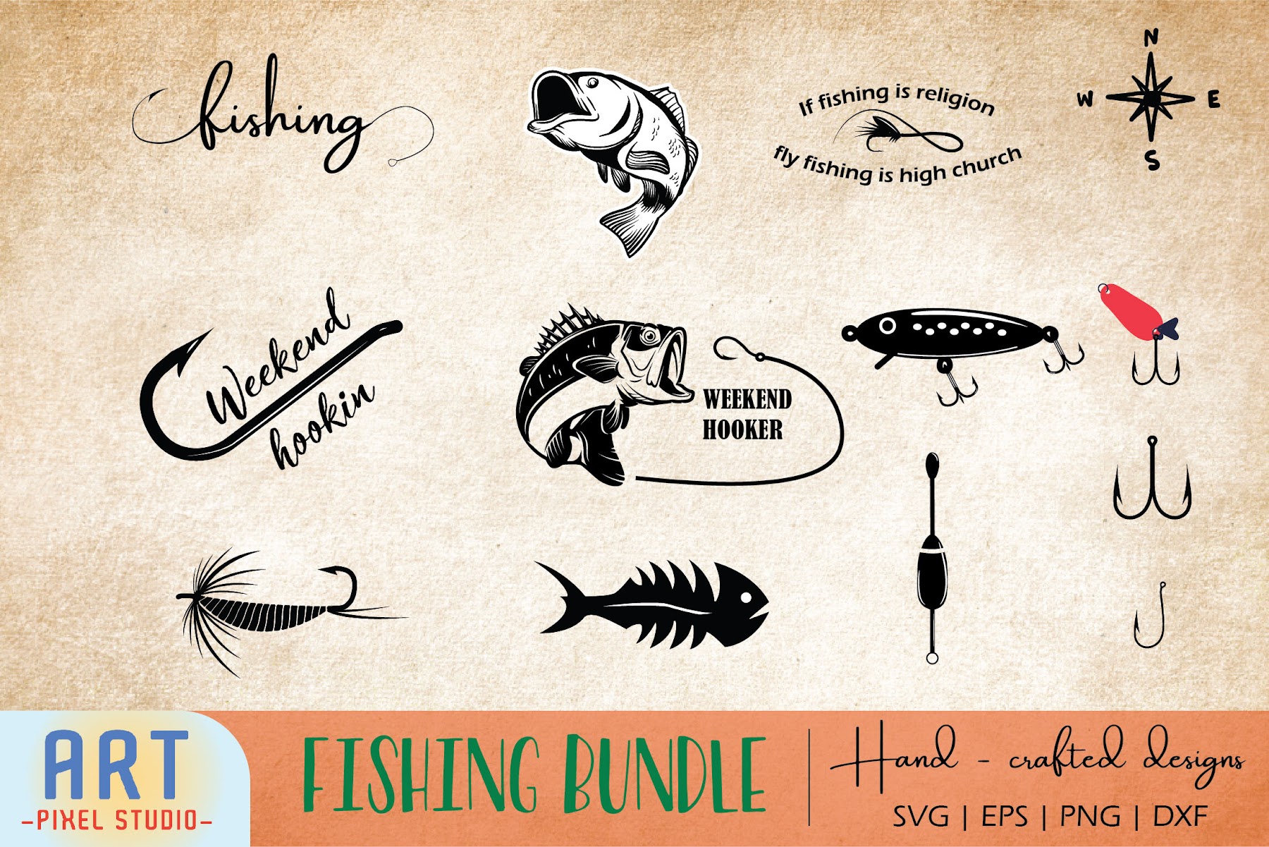 Download 195 Fishing Lure Cup Svg SVG PNG EPS DXF File for Cricut, Silhouette and Other Machine