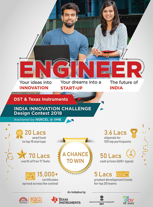 Texas Instruments invites Engineering Students to participate in IICDC.