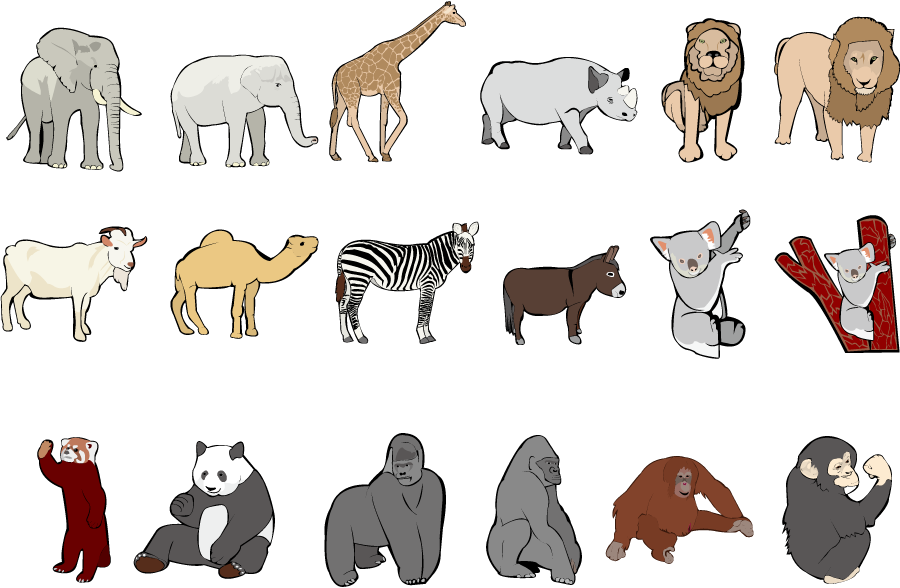 ほとんどのダウンロード イラスト 無料 動物 無料イラスト素材 かわいいフリー素材 素材のプ