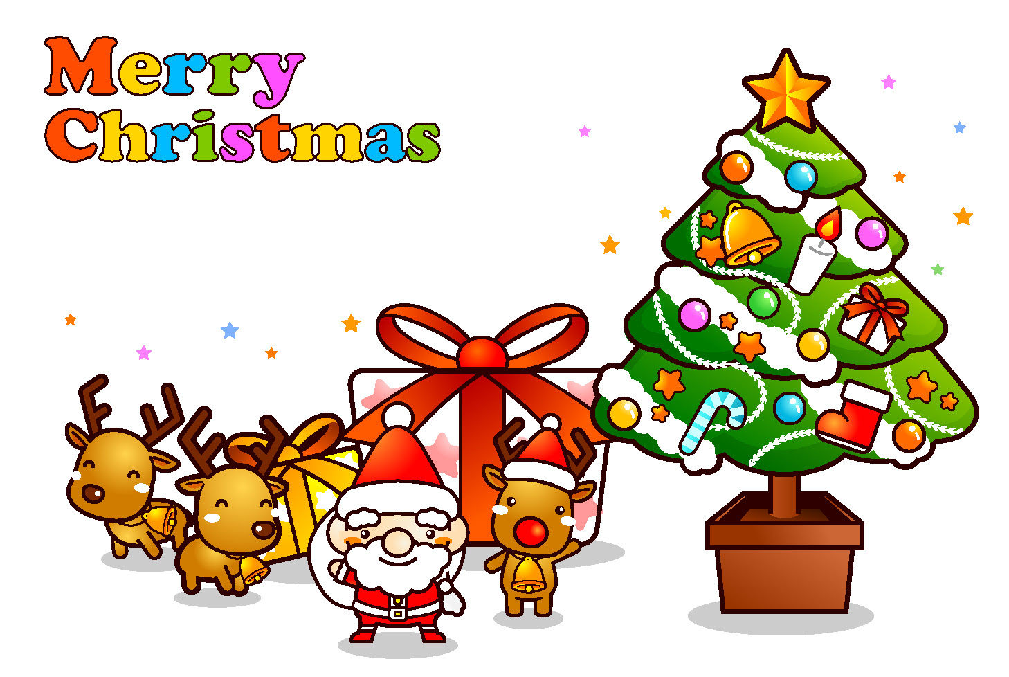 ユニークメリー クリスマス 絵 花の画像