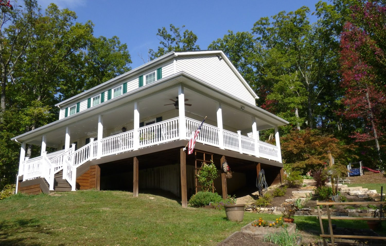 Adding a wrap around porch to house randolph indoor and. Wrap Around Porch Addition In Hedgesville Fine Line Home Design Llc