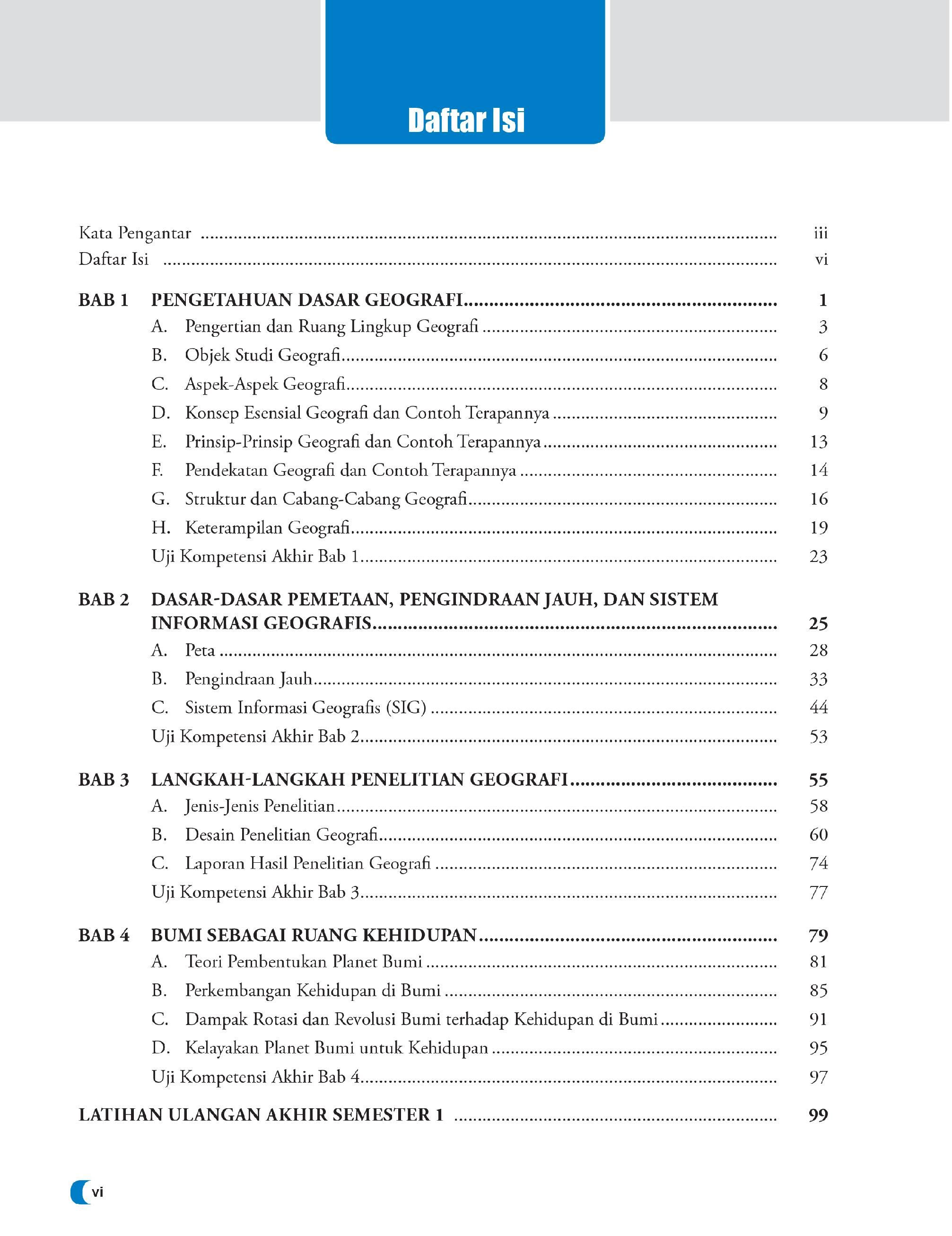 Contoh Soal Geografi Kelas 10 Semester 1 Bab 1 Guru Paud