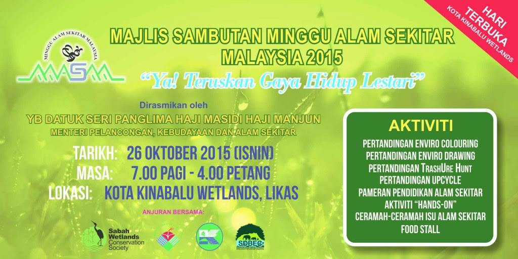القرآن الكريم with clear and pure translation. Celebration Of Minggu Alam Sekitar Malaysia 2015 At Kota Kinabalu Wetlands Kota Kinabalu Wetland