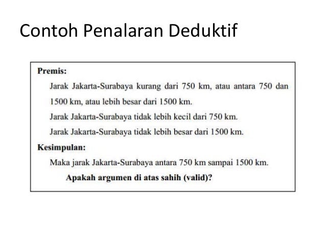 Cara Contoh Generalisasi Induktif - Contoh Wa