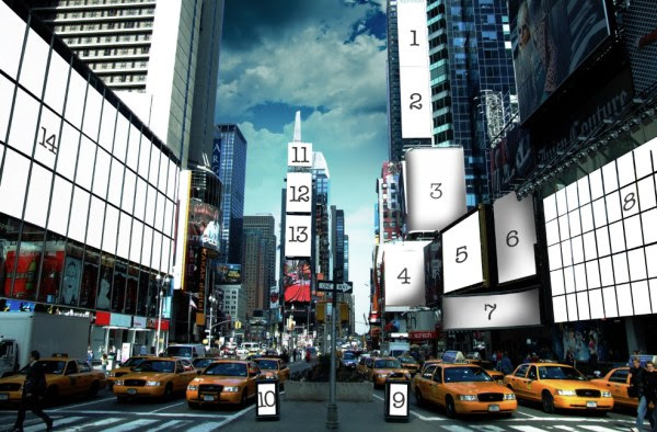 Download Times Square Billboard Mockup Free Free Premium Vector Download