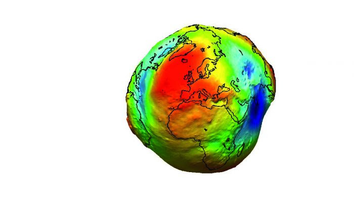 La forme irrégulière de la Terre