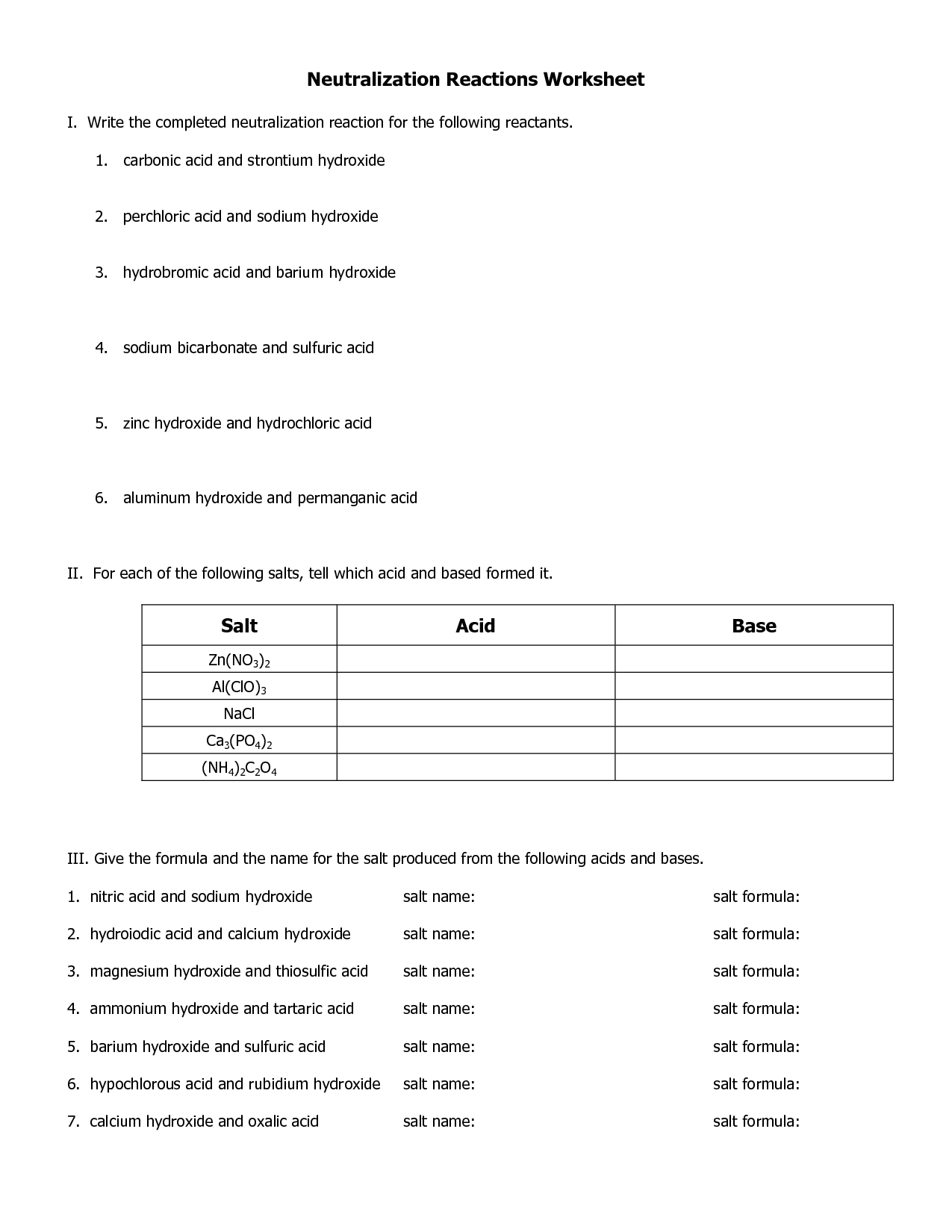 WS 10.8 AcidBase Neutralization and Titration 10th 12th ...