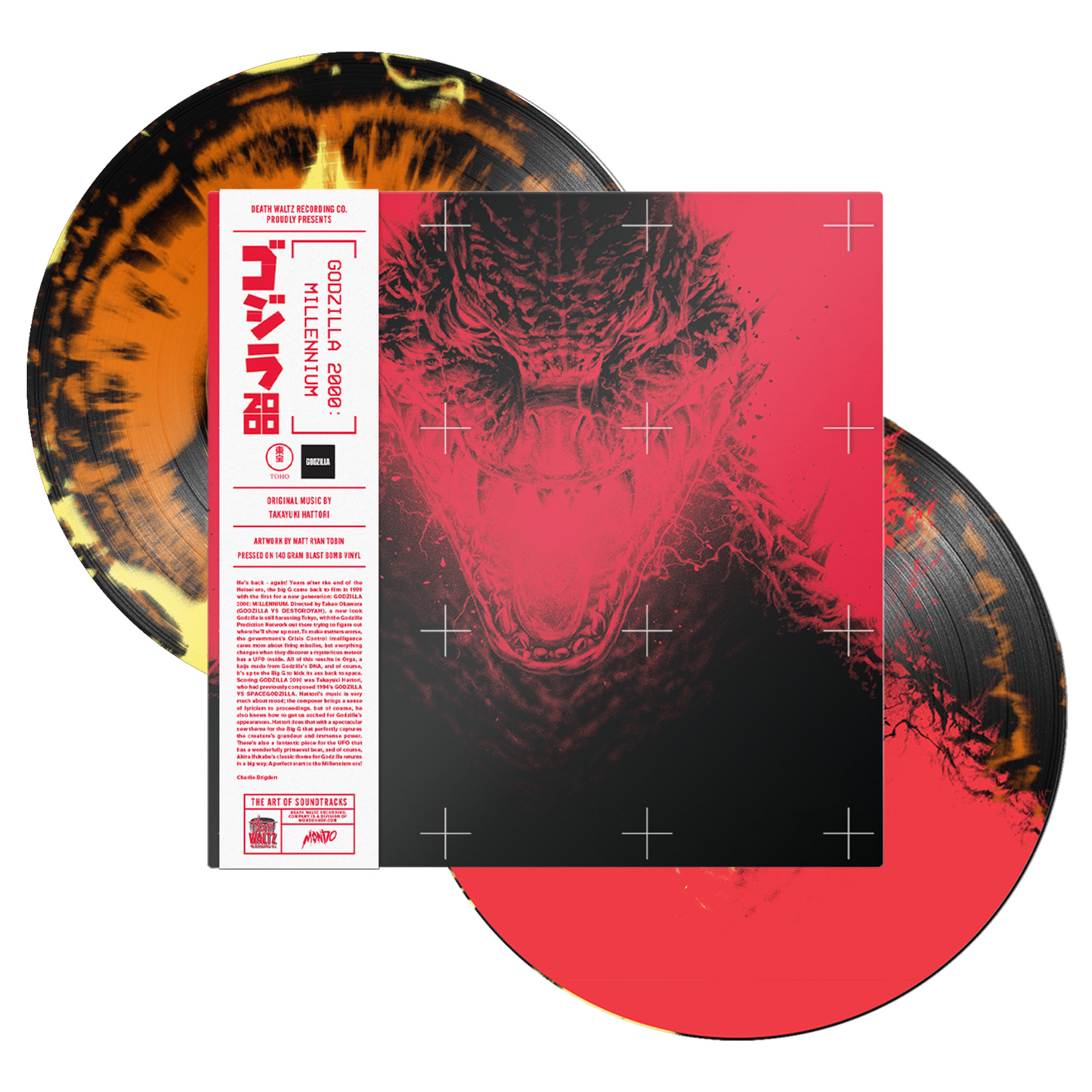 GODZILLA 2000: MILLENNIUM Original Motion Picture Soundtrack 2XLP