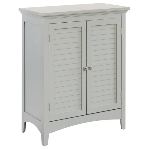 Kitchen floor tiles black and white. Furniture Glancy Double Shutter Door Floor Cabinet In Grey For Bathroom Storage Cabinets Cupboards