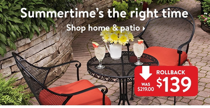 Summer savings in home and patio 