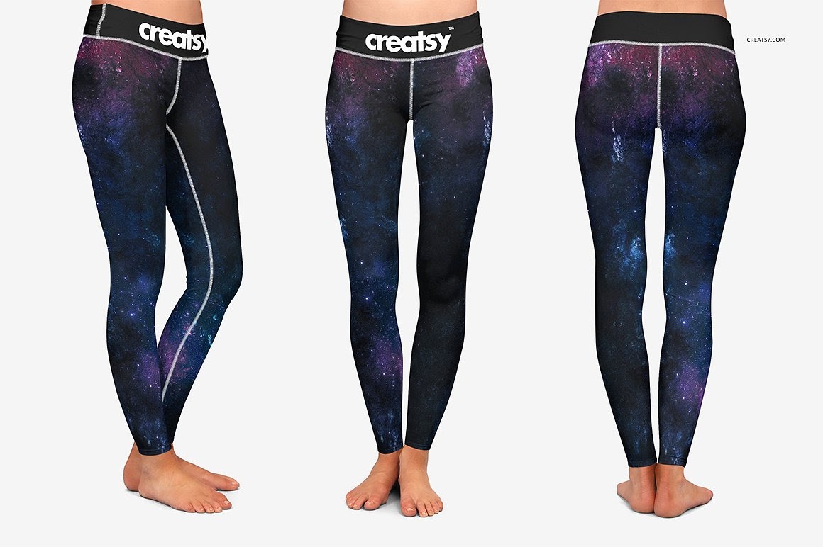 Download Download Womens Leggings Mockup Front View Gif