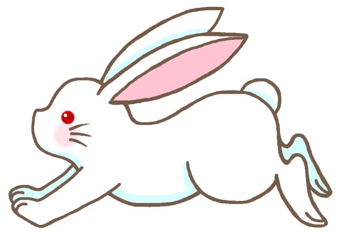 美しい花の画像 上うさぎ イラスト 可愛い