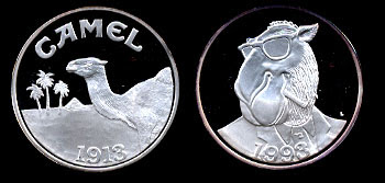 One troy ounce of.999 fine silver. Misc Silver Art Rounds