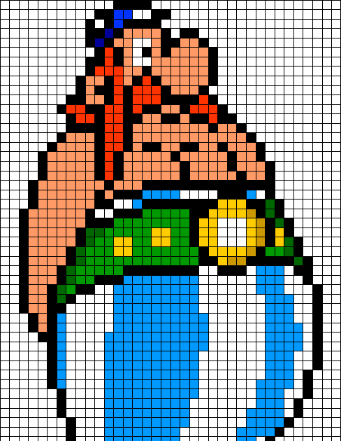 Quadrillage Pixel Art Numérotés De A À Z - Goku - Dragon ...