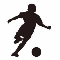 ベスト50 シルエット サッカー 画像 イラスト ただのディズニー画像