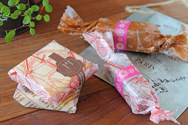 パウンド ケーキ ラッピング ワックス ペーパー イメージケーキと料理
