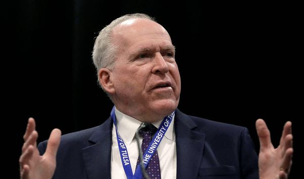 John Brennan, former director of the Central Intelligence Agency. (Mike Simons/Tulsa World via AP) ** FILE **