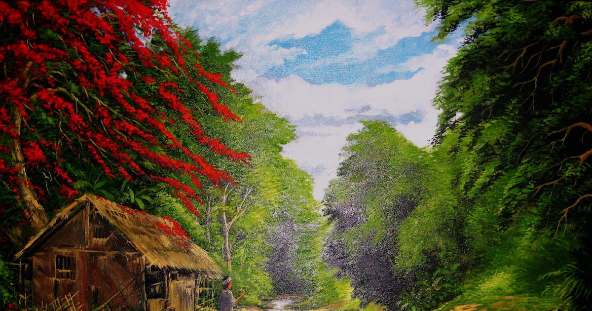 Contoh Gambar Pemandangan Di Pegunungan - Contoh Su