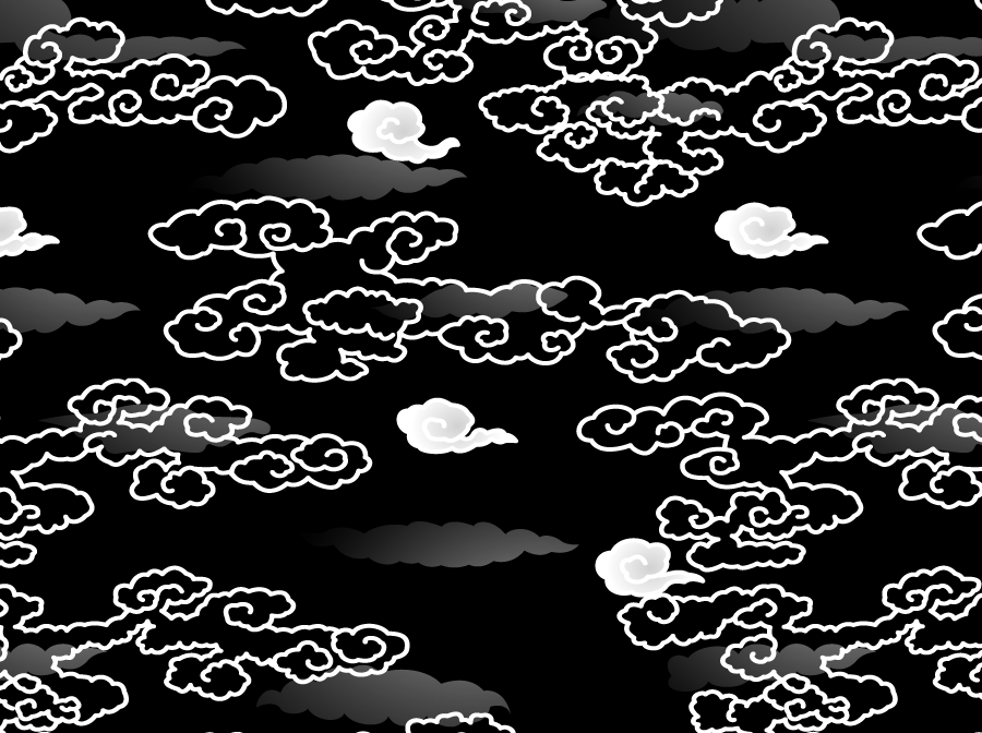 ロイヤリティフリー日本 雲 イラスト 和風 ディズニー帝国