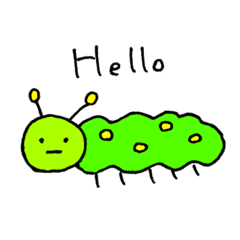 完了しました いもむし イラスト いもむし イラスト