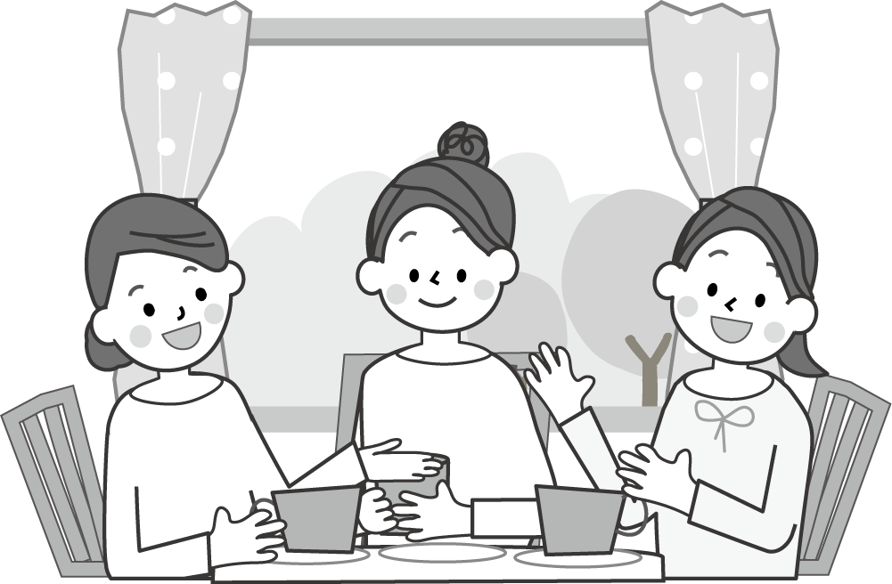 最高のコレクション お茶 会 イラスト 5258