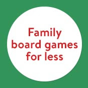 Family Board games for less