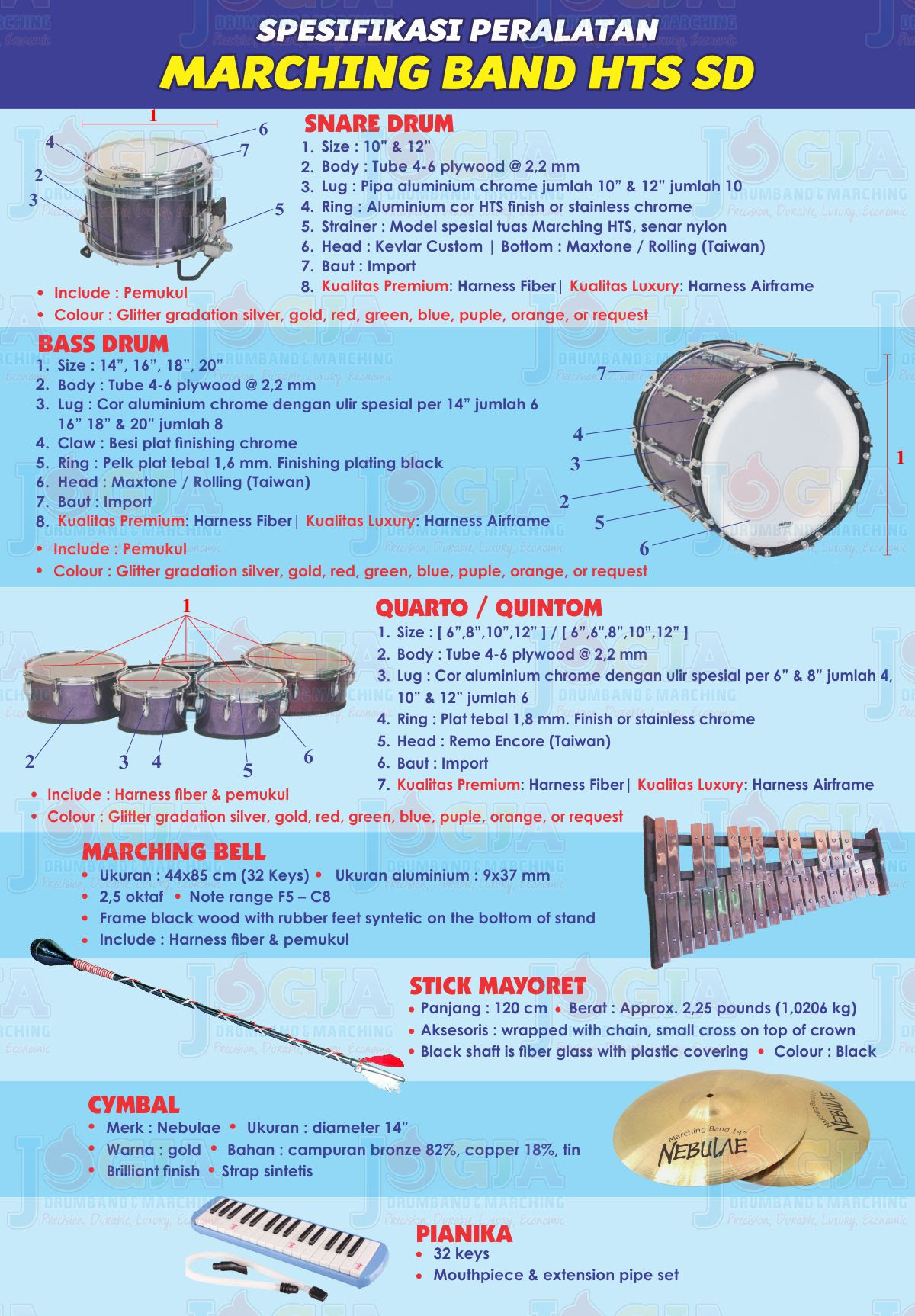 Daftar Harga Alat  Musik  Band