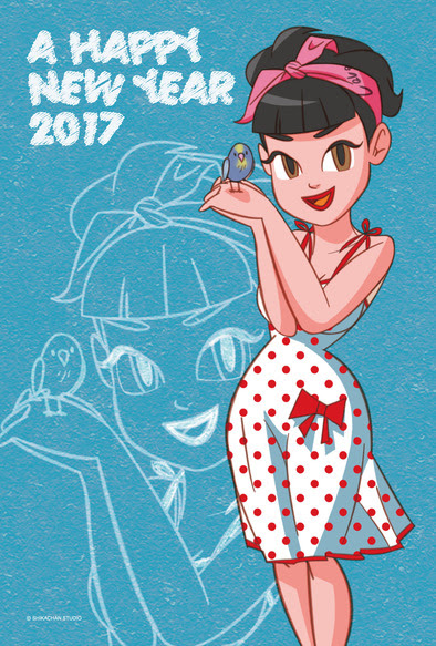 動物画像のすべて 75 アメリカン レトロガール イラスト