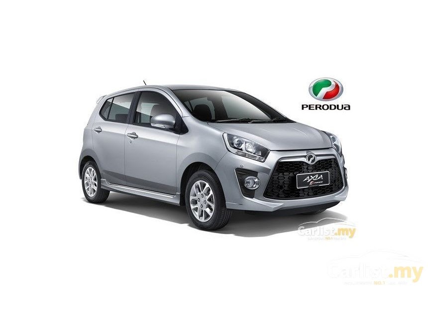 Perodua Axia 2019 Yellow - Yara Spax