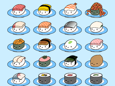 お寿司 イラスト 壁紙 の最高のコレクション かわいい動物画像