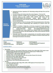 Network engineer resume samples and writing guide for 2021. Best Resume Samples For Network Engineer